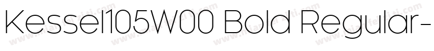Kessel105W00 Bold Regular字体转换